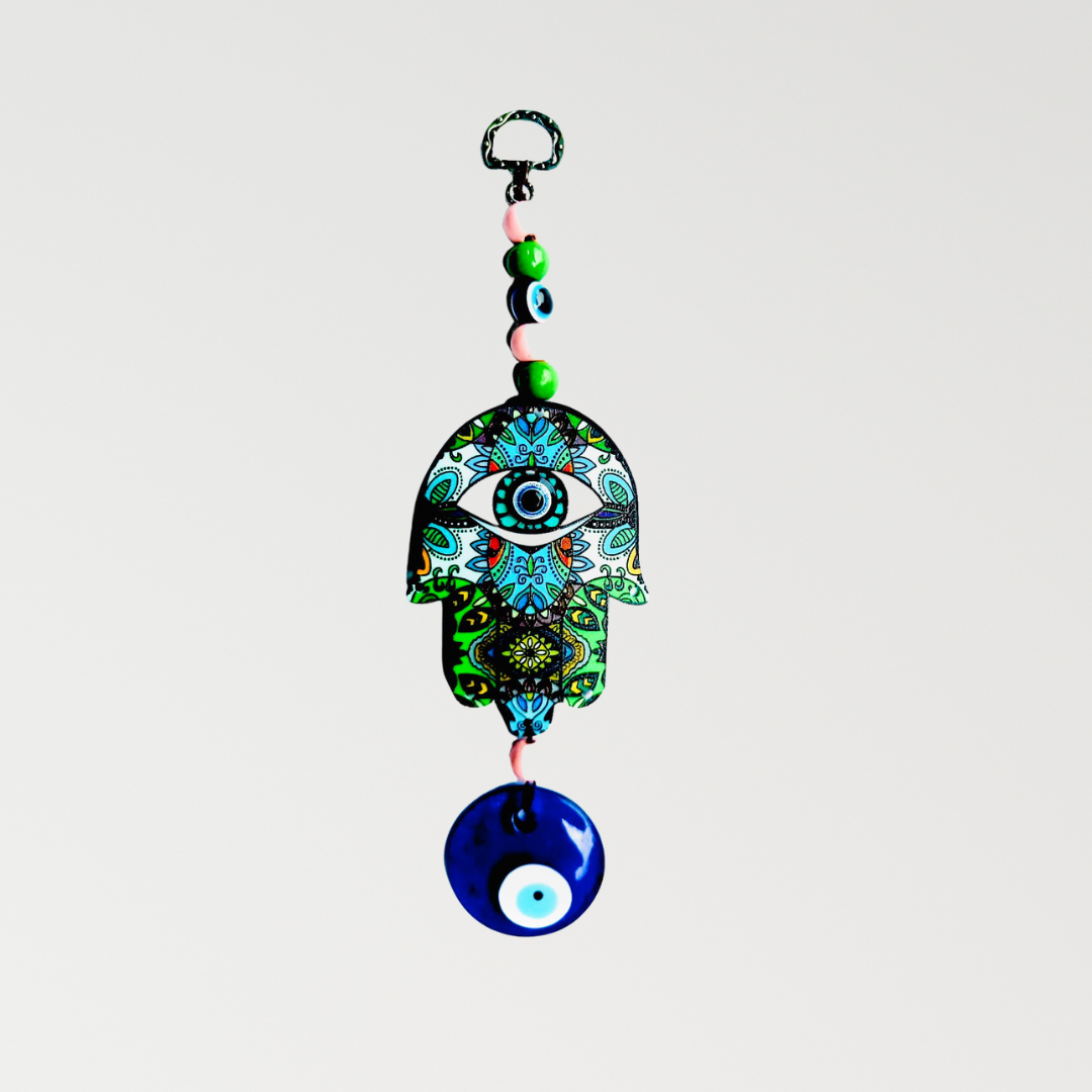 Handcrafted Hamza Evil Eye Hanging
